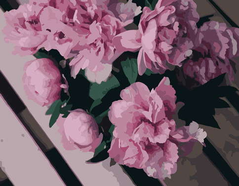 

Картина по номерам Art Craft "Пион Катарина" 40 * 50 см 13110-AC