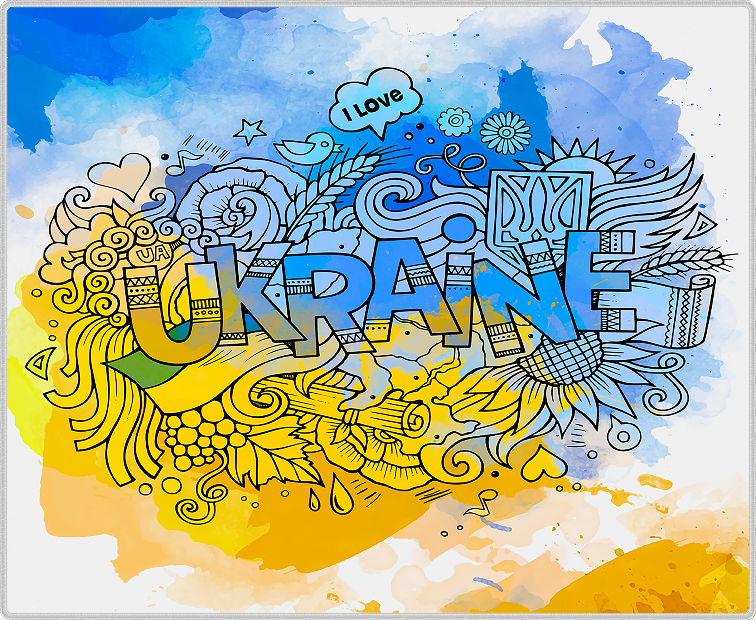 

Игровая поверхность Protech Ukrainian Graffiti 300 х 250 мм (PR-1624)