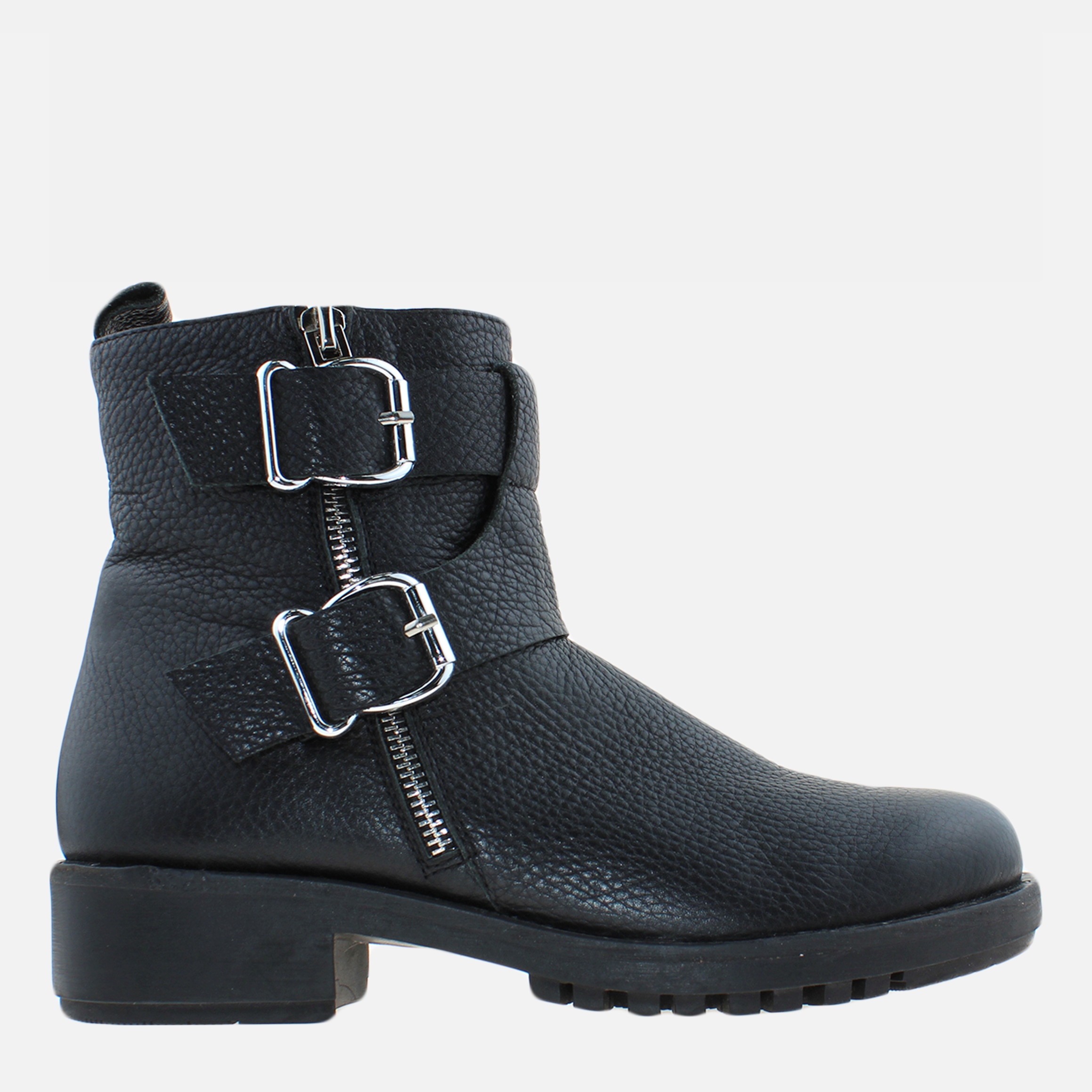 Акція на Жіночі зимові черевики Black&White RBW36661-22 37 24 см Чорні від Rozetka