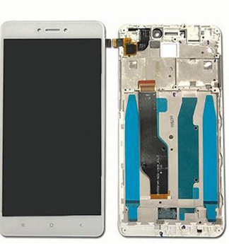 

Дисплей (экран) для Xiaomi Redmi Note 4X + тачскрин, белый, с передней панелью High Copy