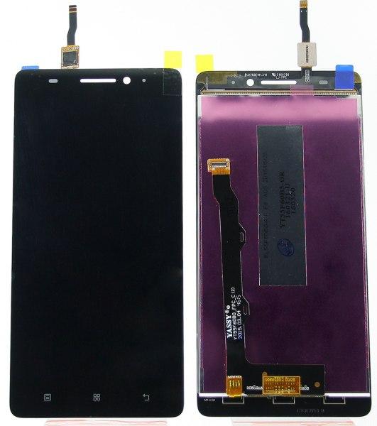 

Дисплей (экран) для Lenovo A7000 леново + тачскрин, цвет черный. High Copy