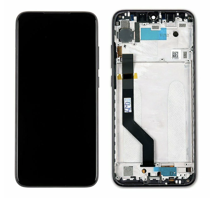 

Дисплей (экран) для Xiaomi Redmi Note 7 + тачскрин, черный, с передней панелью High Copy