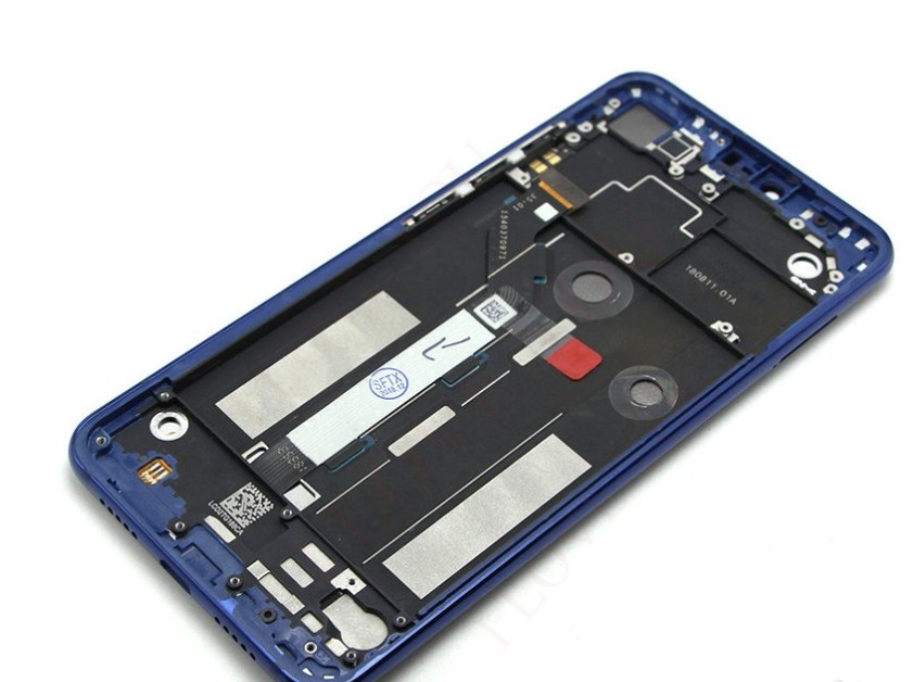 

Дисплей (экран) для Xiaomi Mi8 Lite/Mi8X + тачскрин, черный, с передней панелью синего цвета Original