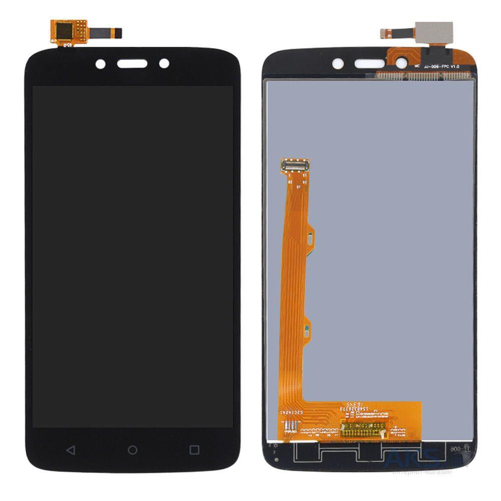 

Дисплей (экран) для Motorola XT1723 Moto C Plus + тачскрин, черный High Copy
