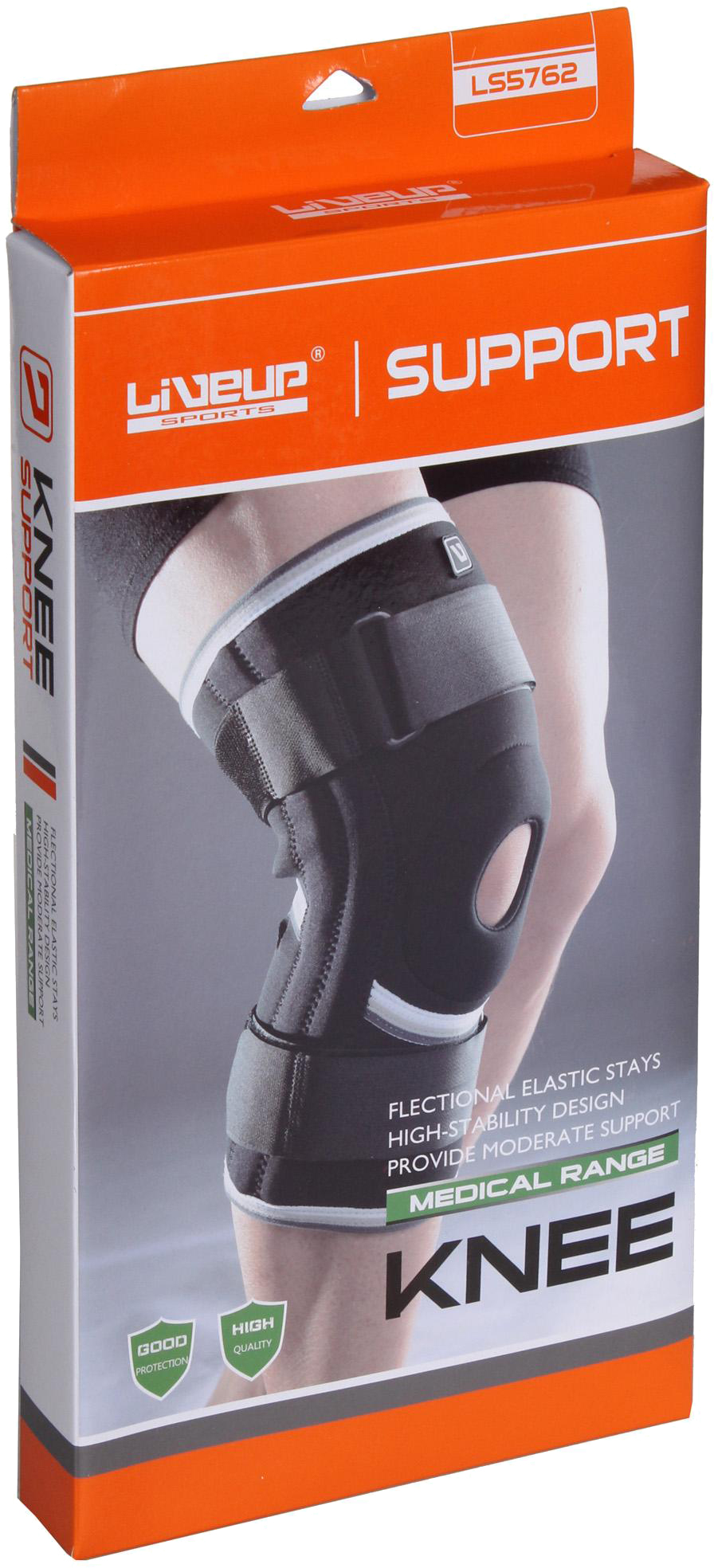 

Фиксатор для колена LiveUP Knee Support L Black (LS5762-L)