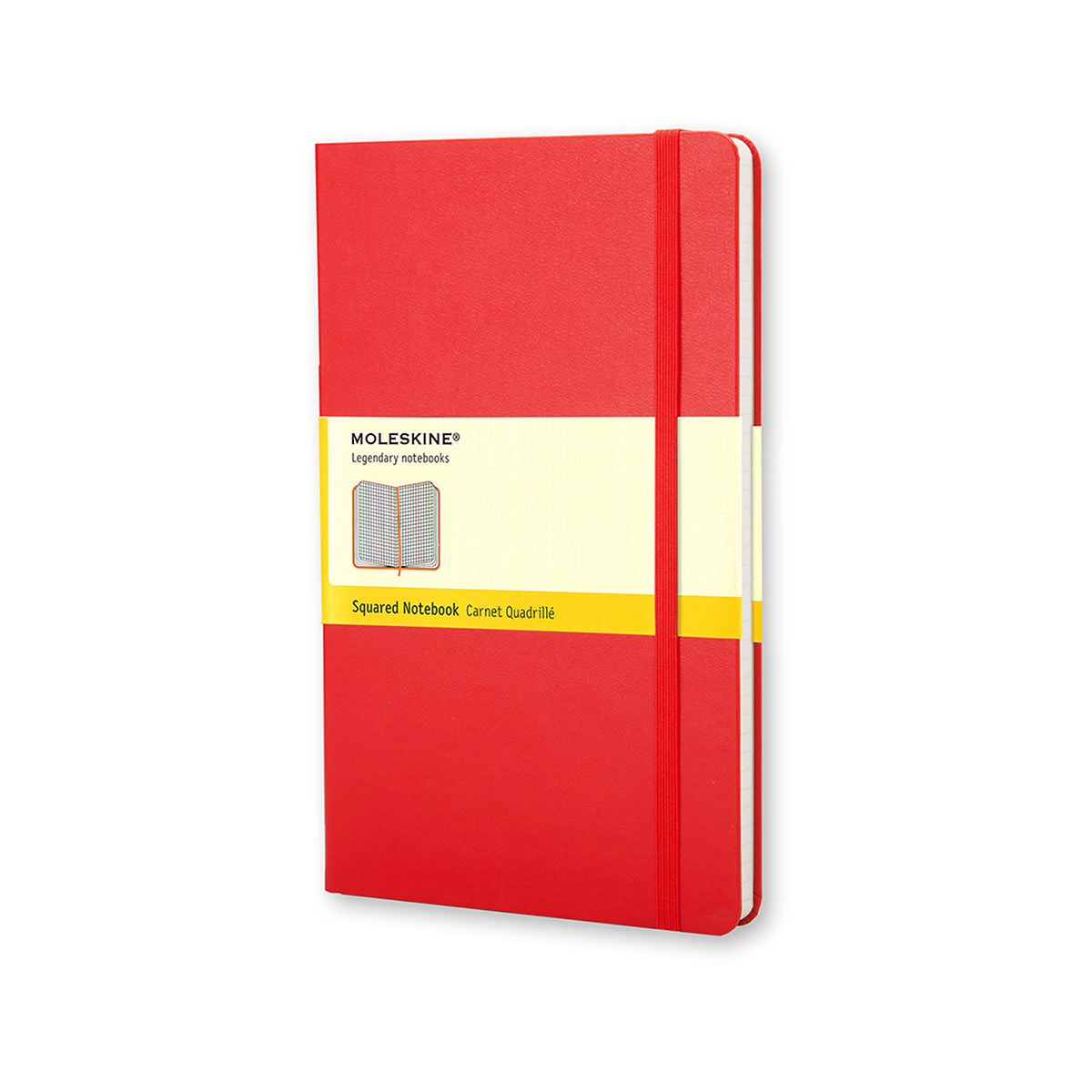 

Блокнот Moleskine «Classic» средний в клетку красный (05255)