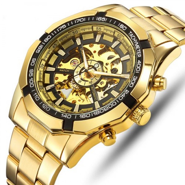 

Наручные часы Forsining 8042 Gold-Black
