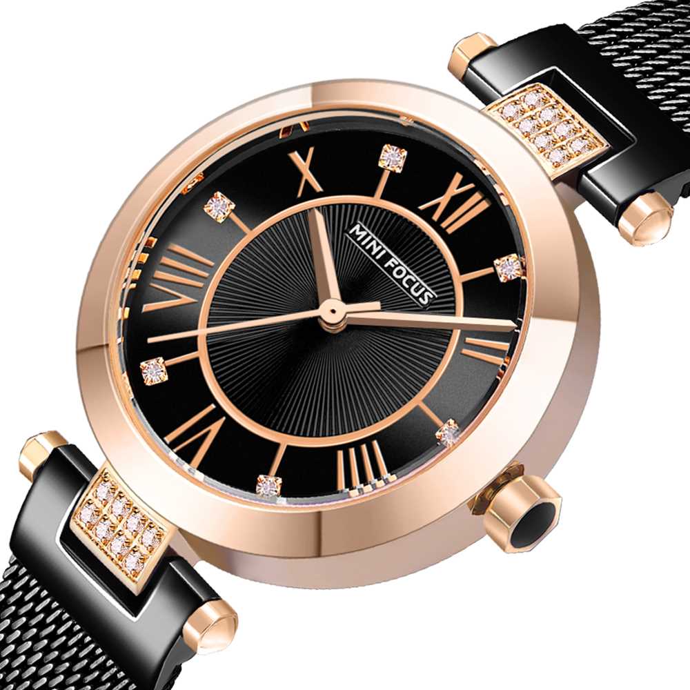 

Наручные часы Mini Focus MF0215L.03 Black-Cuprum-Black Diamonds