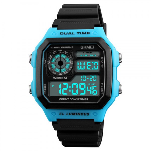 

Наручные часы Skmei 1299 Black-Blue-Black
