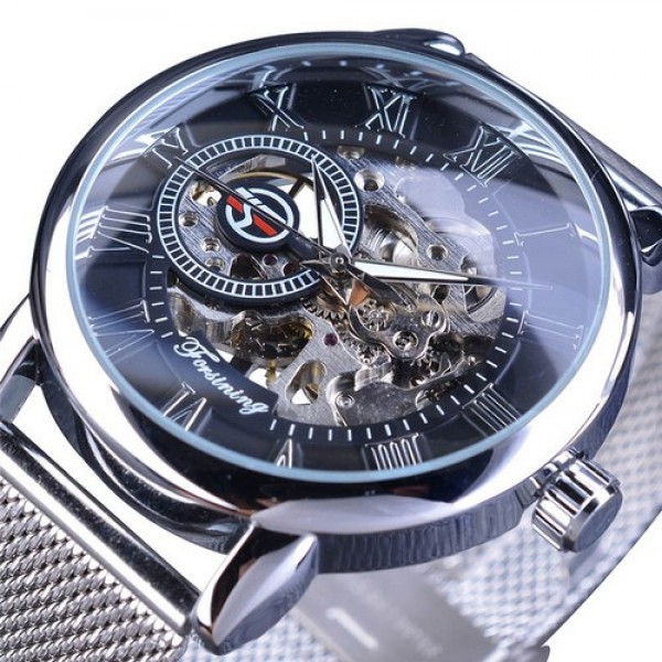 

Наручные часы Forsining 1040 Silver-Black