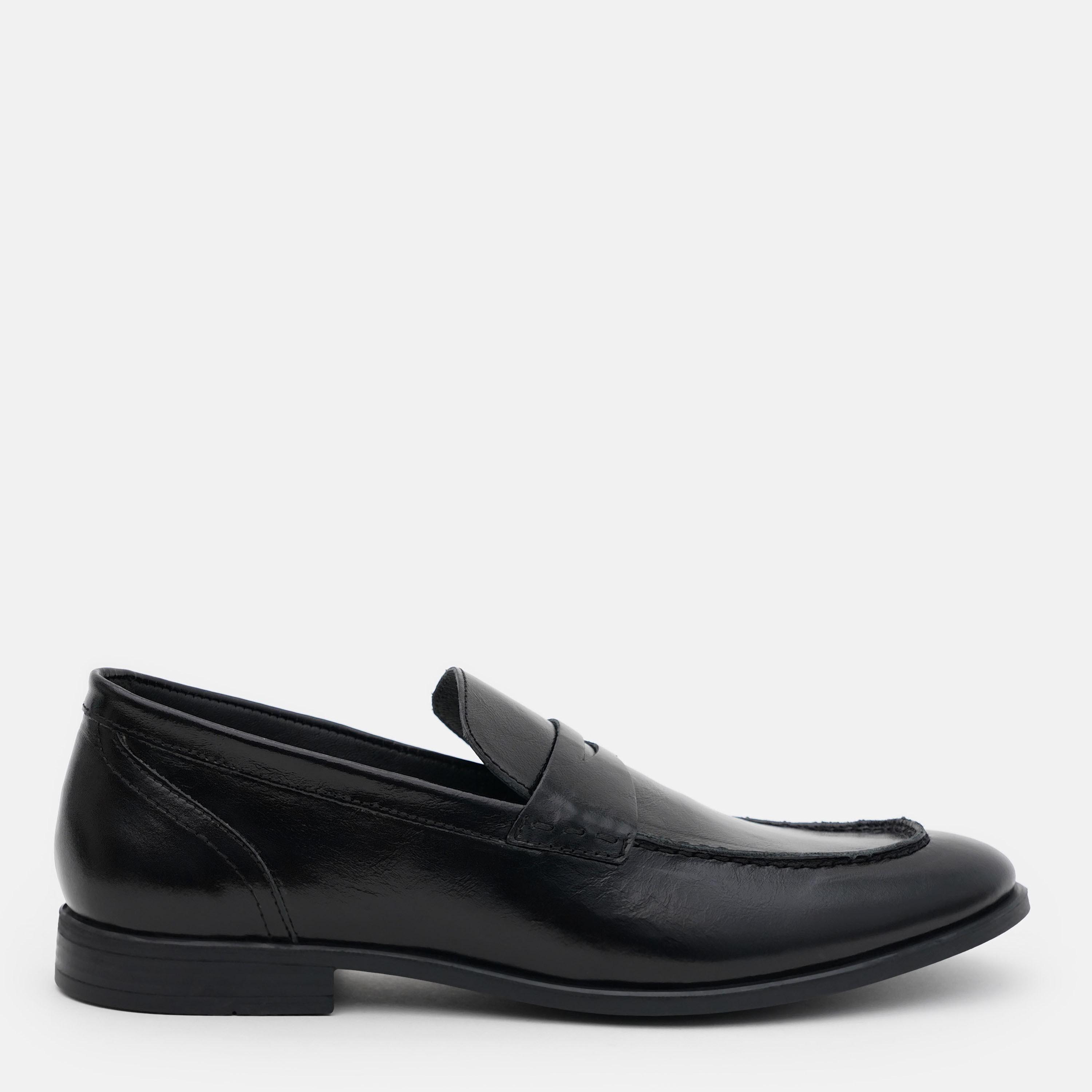 Акция на Чоловічі лофери Prime Shoes 11-469-10110 44 (29 см) Чорні от Rozetka