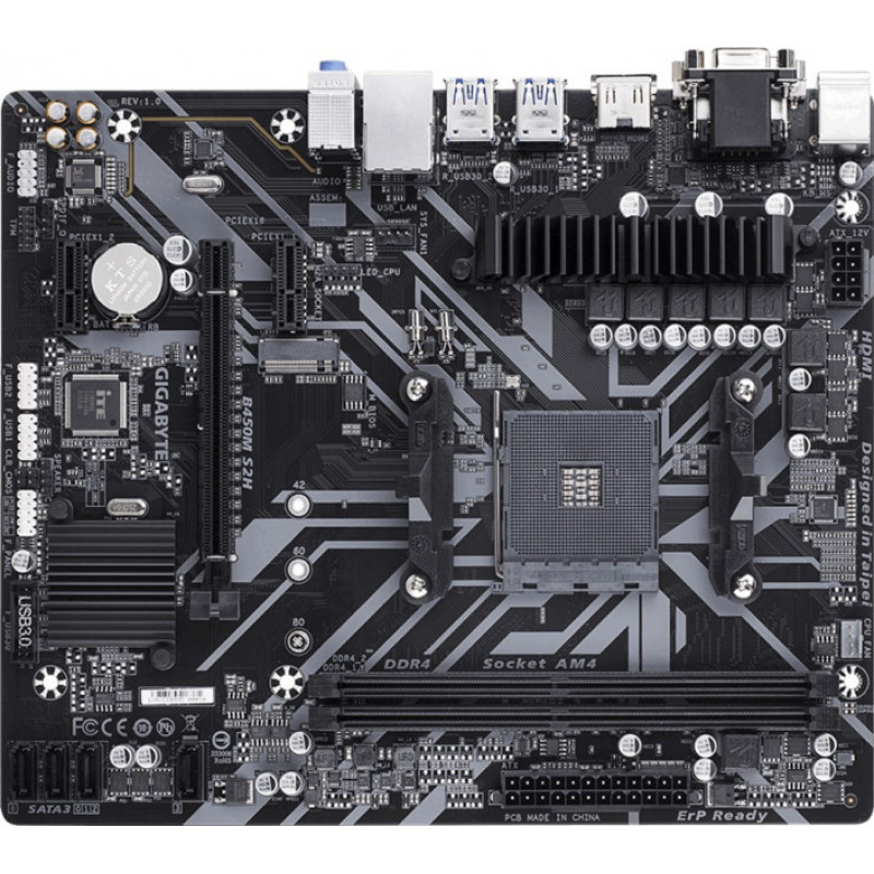 

Материнская плата Gigabyte B450M S2H