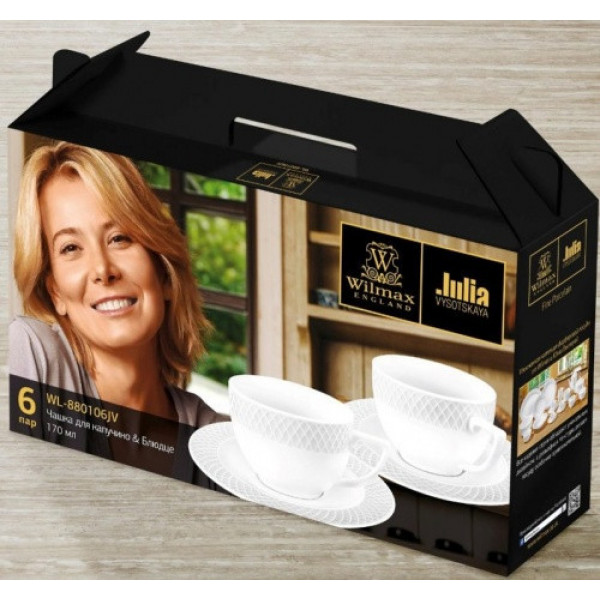

Набор для капучино 12 пр Wilmax Julia Vysotskaya Color (WL-880106-JV)