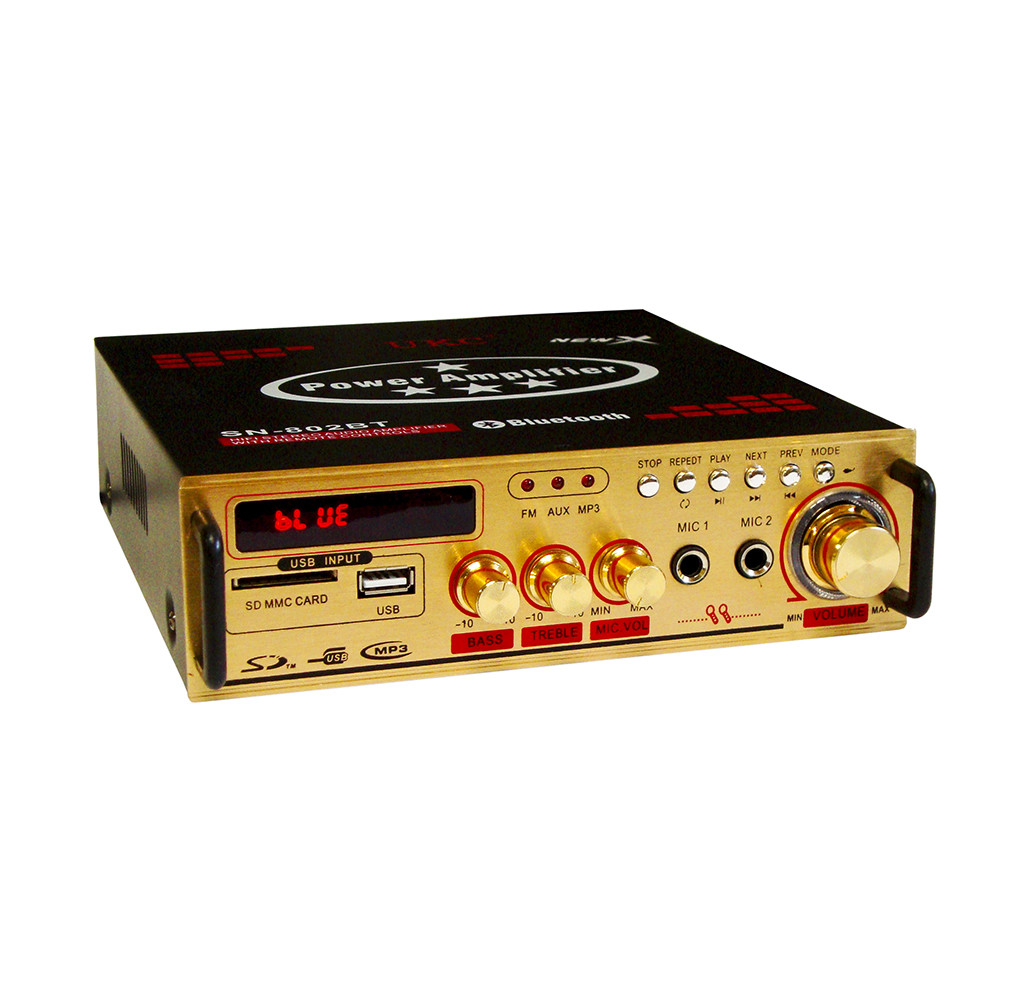 

Усилитель звука UKC SN-802BT Bluetooth, FM, USB, Karaoke