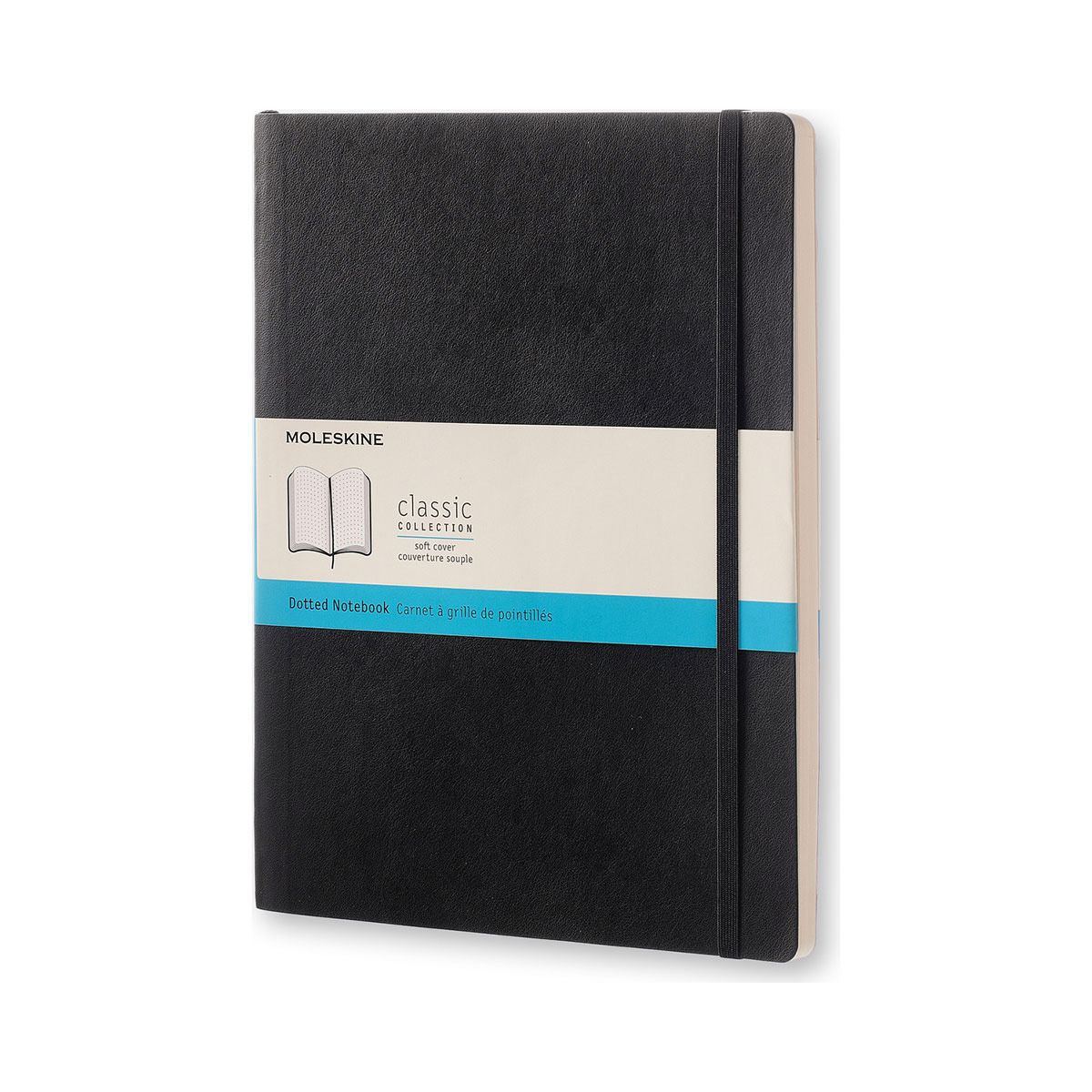 

Блокнот Moleskine «Classic» большой в точку черный мяг. (01204)