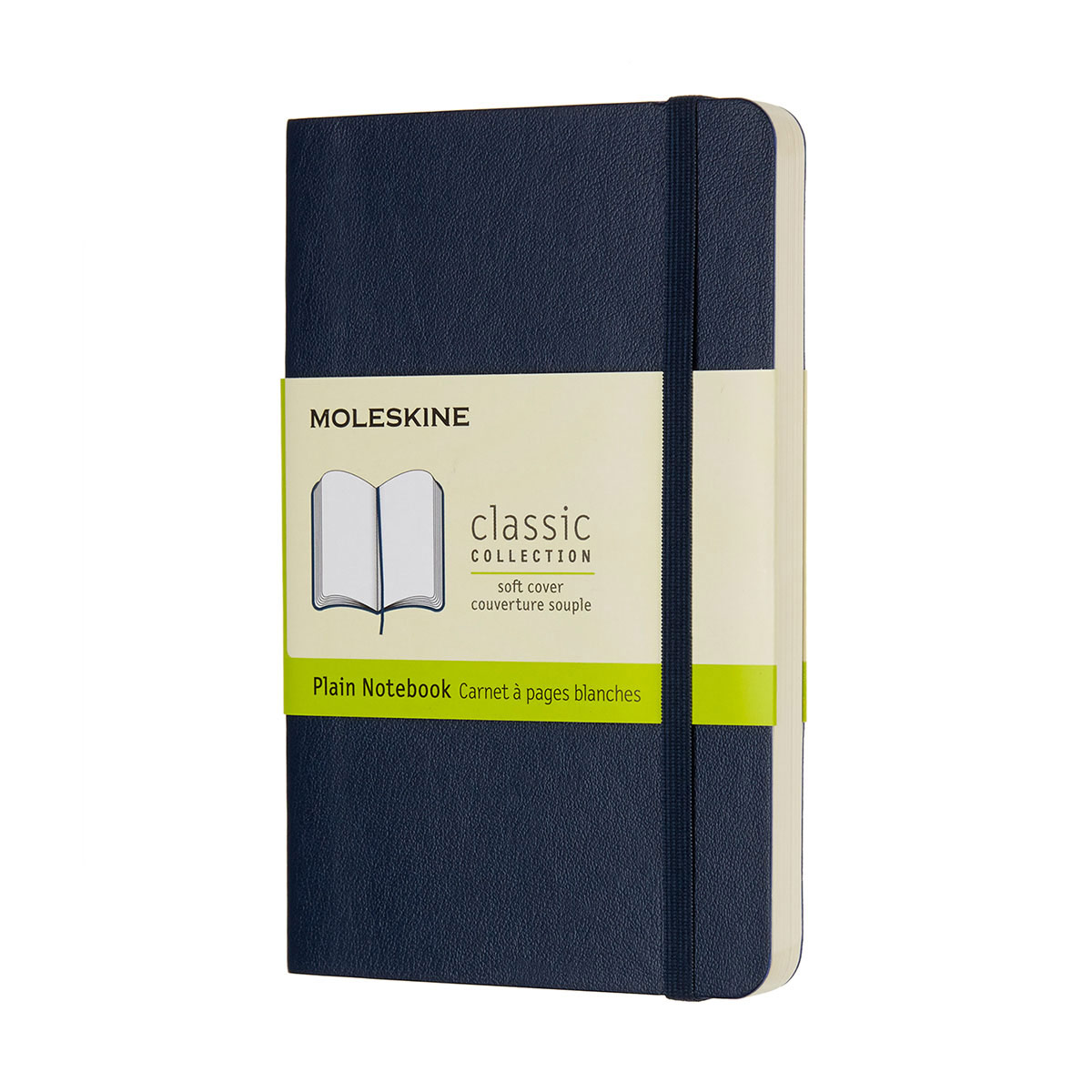 

Блокнот Moleskine «Classic» карманный чистый сапфир мяг. (12496)