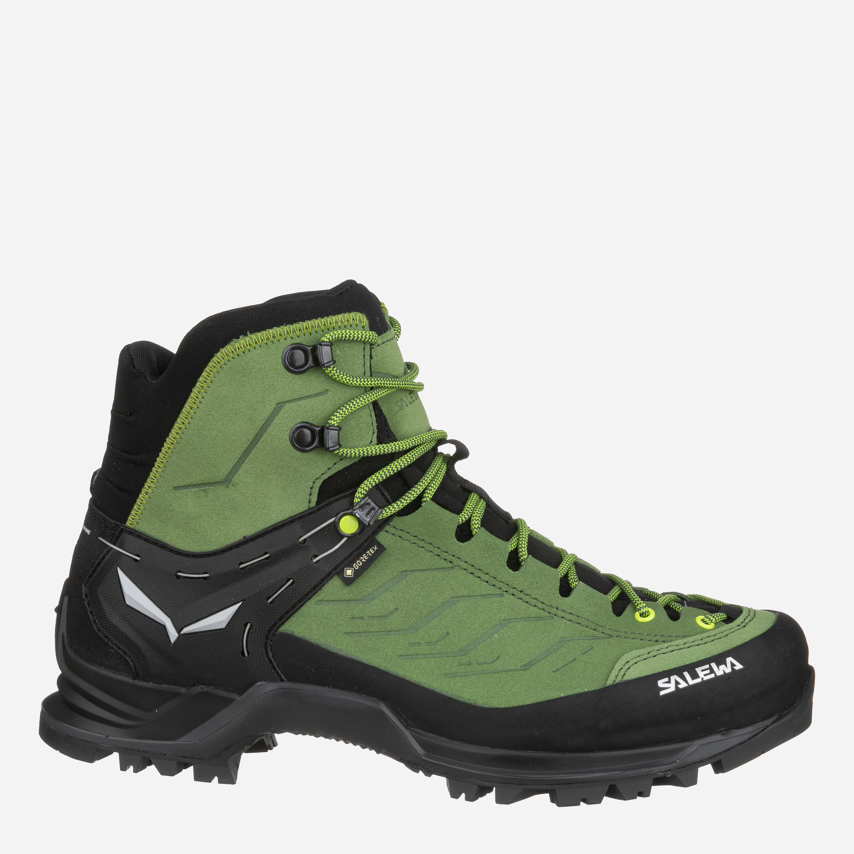 Акція на Чоловічі черевики для трекінгу низькі з Gore-Tex Salewa MTN Trainer MID GTX 63458/5949 44 (9.5UK) 28.5 см Green Myrtle/Fluo Green від Rozetka