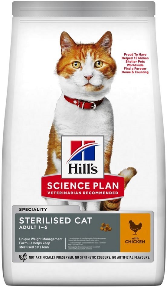 Сухой корм для стерилизованных кошек Hill's Science Plan Young Adult ...
