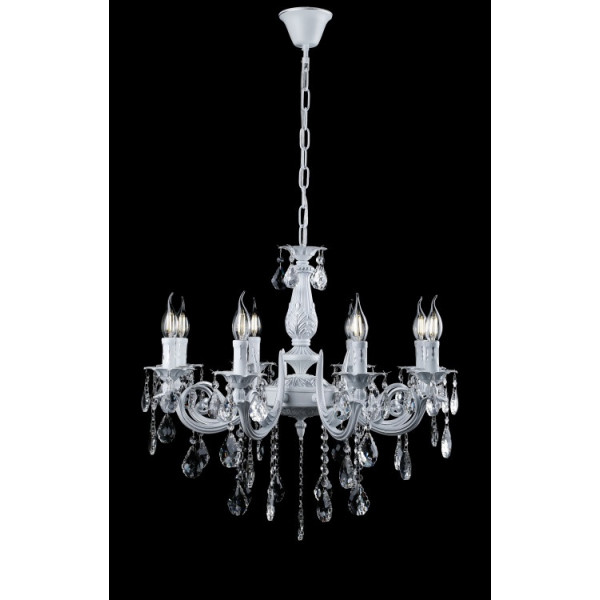 

Люстра свеча L77527/8 (WTSL) Handmade (YE-L77527/8-WT+SL)