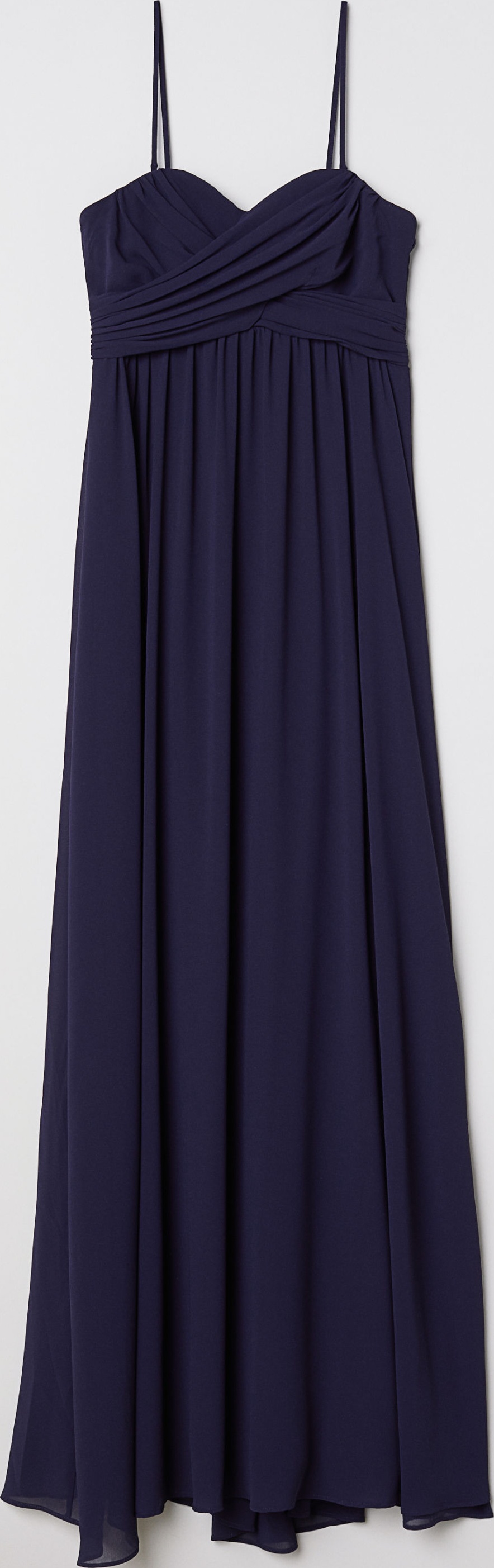 Акция на Сукня довга осіння жіноча H&M XAZ098761KCLZ 40 Темно-синя от Rozetka