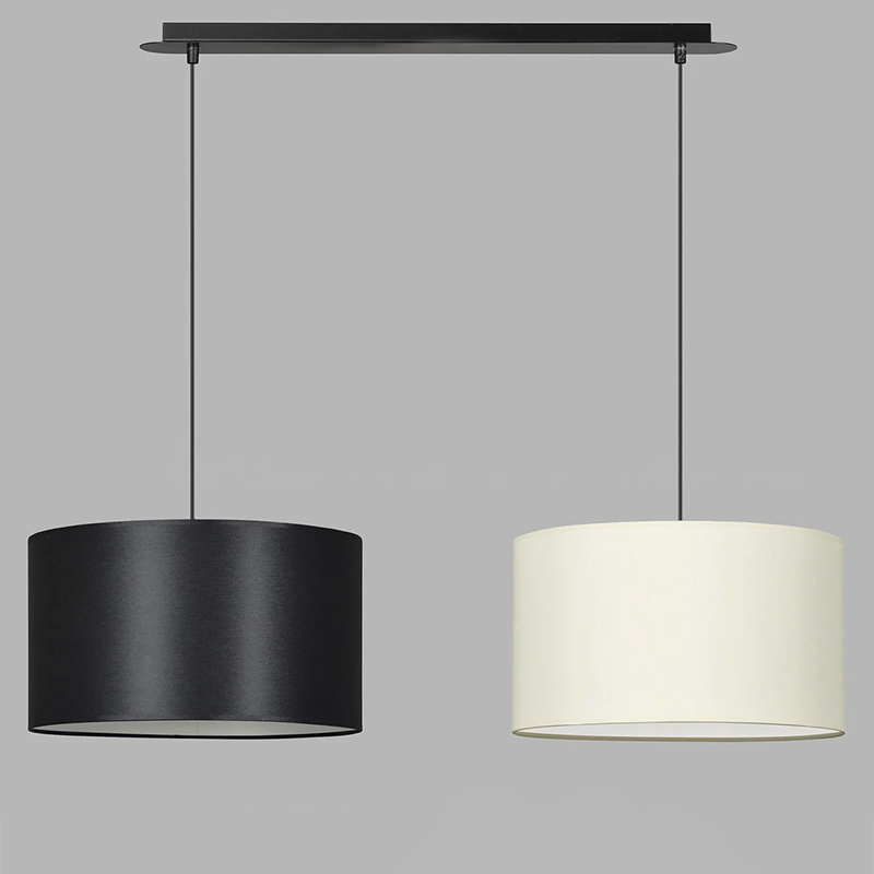 

Люстра подвесная Light House NM-15293/2E BK+BK+WT черная
