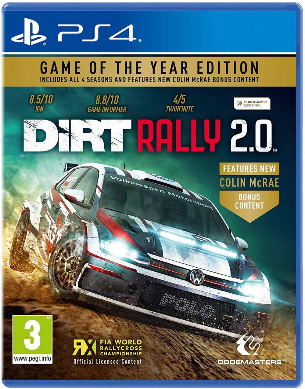 

Dirt Rally 2.0 Game of the Year Edition (англійська версія) PS4