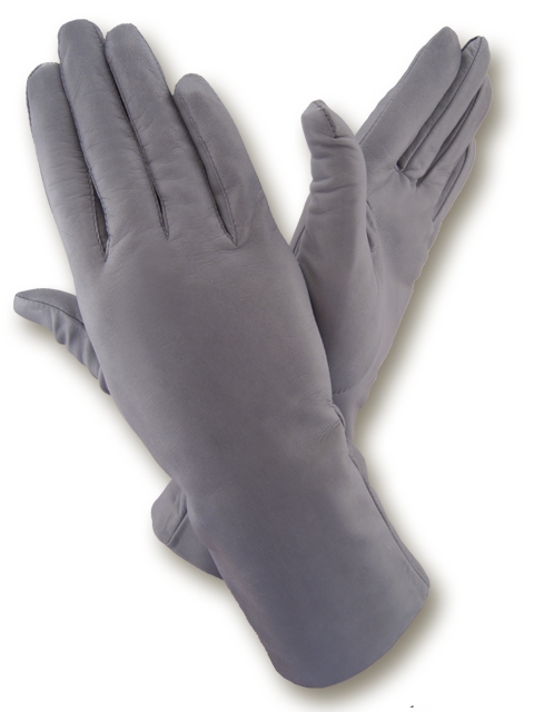 

Женские кожаные перчатки GlovesUA мод.129 светло серые 7,5