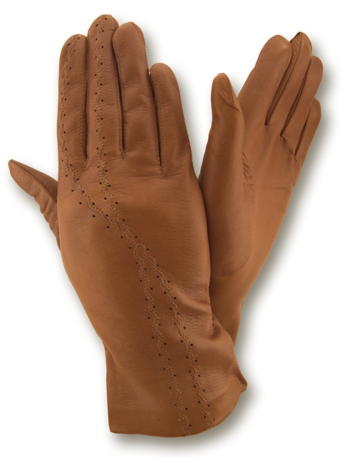 

Женские перчатки кожаные GlovesUA мод.065 шамуа 7,5