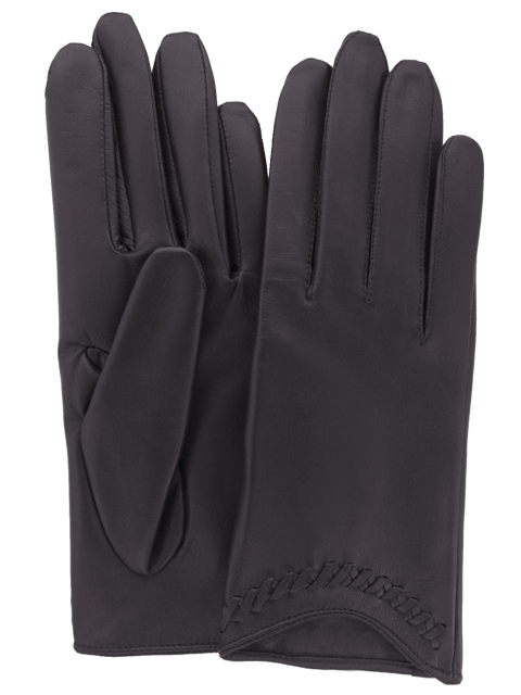 

Женские перчатки кожаные GlovesUA мод.115 черные 7,5