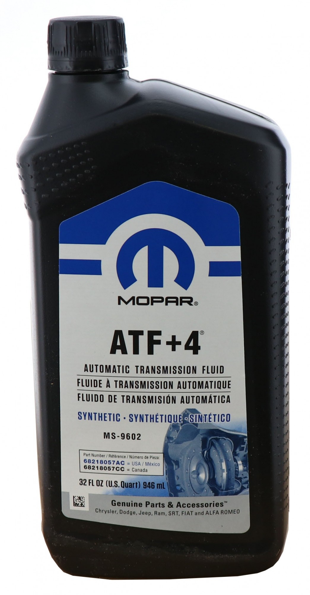 Трансмісійна олія Mopar ATF +4 0.946 л. (68218057) – фото, відгуки ...