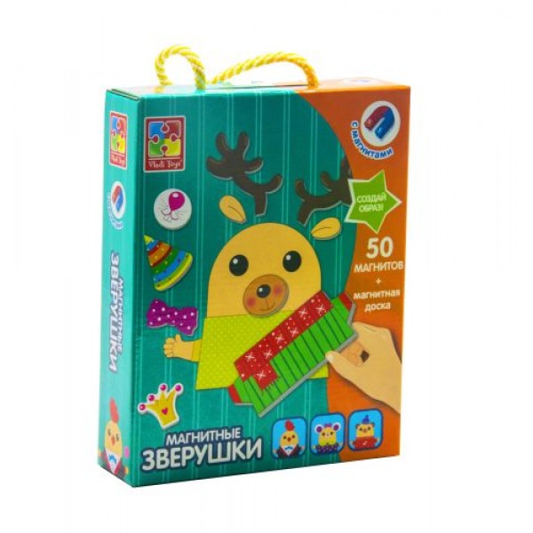 

Магнитная игра "Зверушки" (рус) VT3702-10