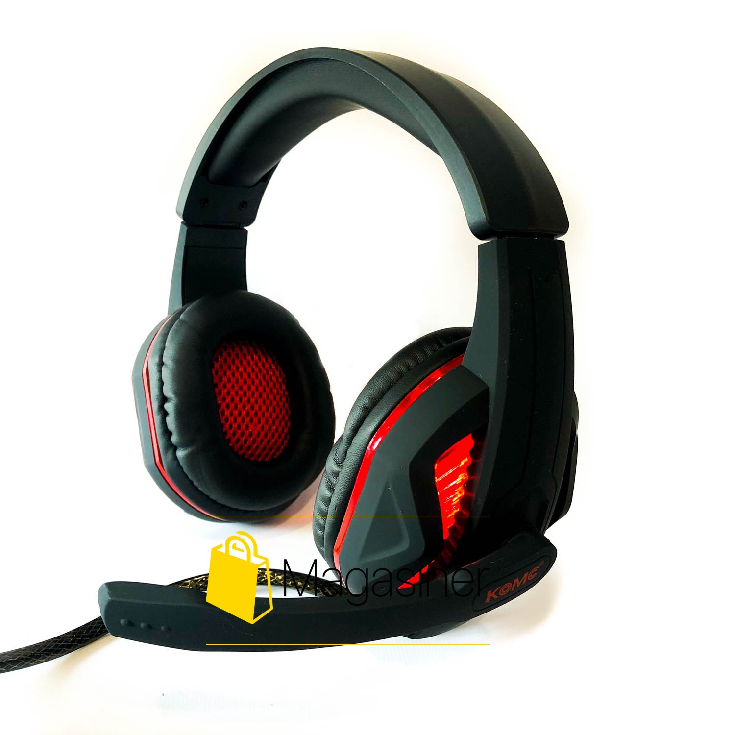 

Игровые проводные наушники KOMC G20 Wired с микрофоном и подсветкой (1441)