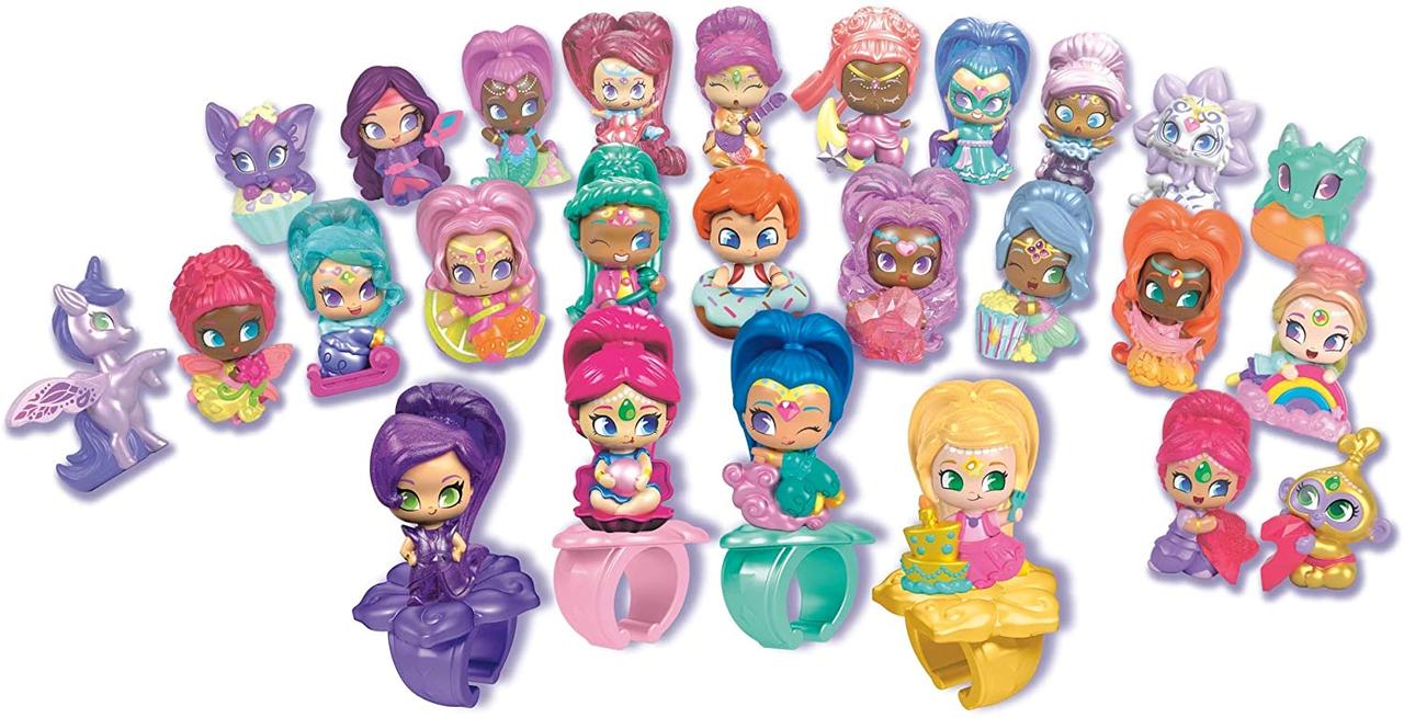 

Ігровий набір Fisher-Price Nickelodeon Shimmer & Shine, Teenie Genies Набір кілець Шиммер і Шайн (FXR38) (B07DQBKDFR)