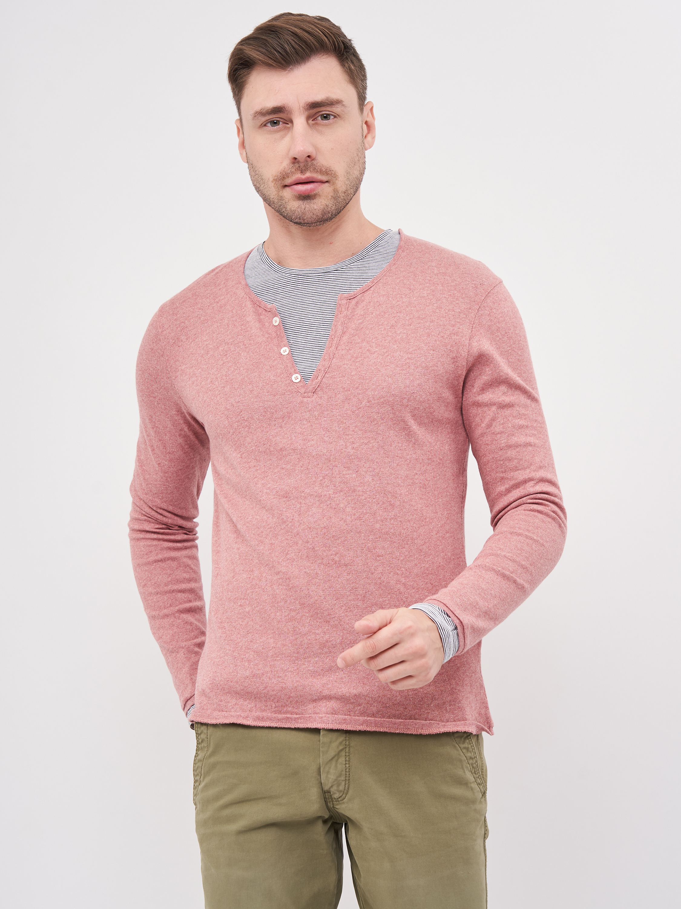 

Лонгслив Celio Fenturas 60020636 S Бордовый