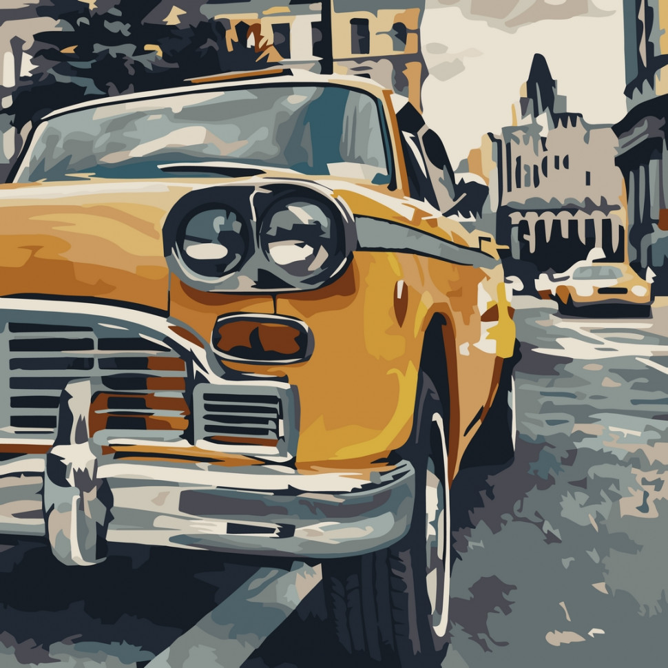 

Картина по номерам Art Craft "Особенное такси" 40х40 см 10518-AC