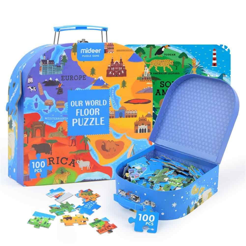 

Напольный пазл "Карта мира" - 100 элементов MiDeer Toys MD3027