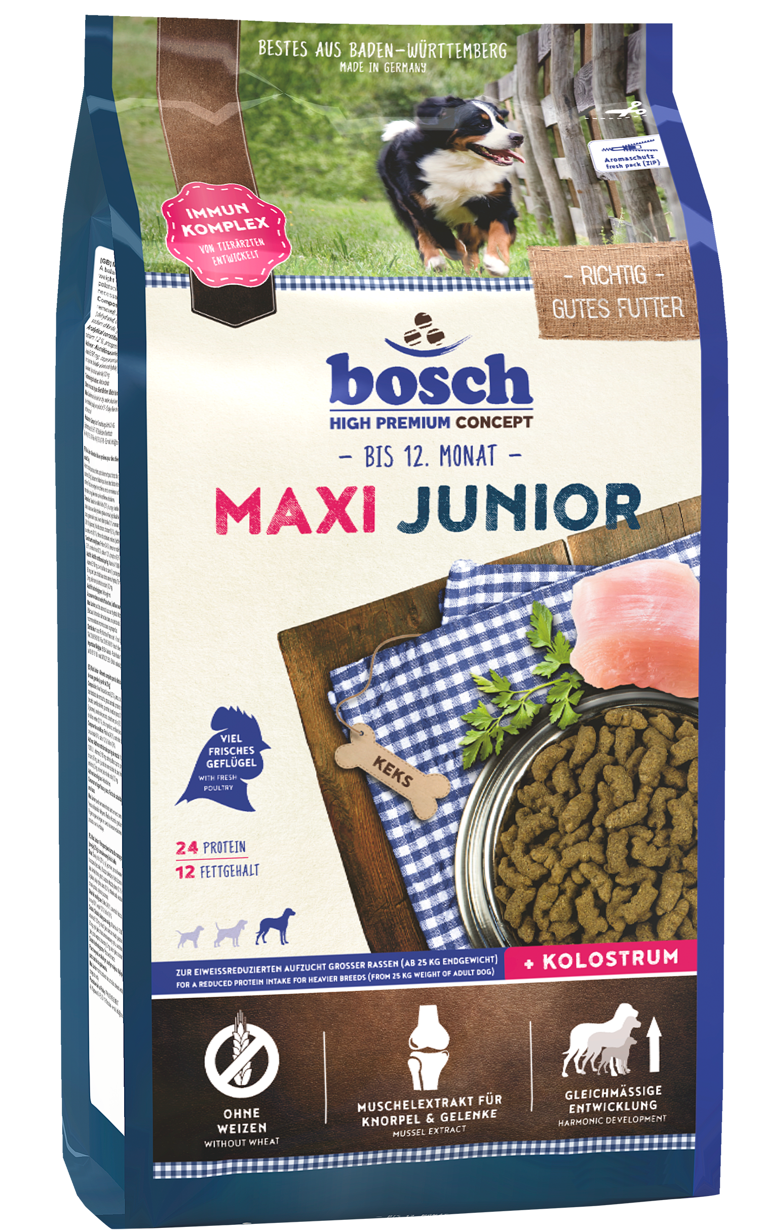 

Сухой корм для собак Bosch HPC Maxi Junior15 кг (52020015)