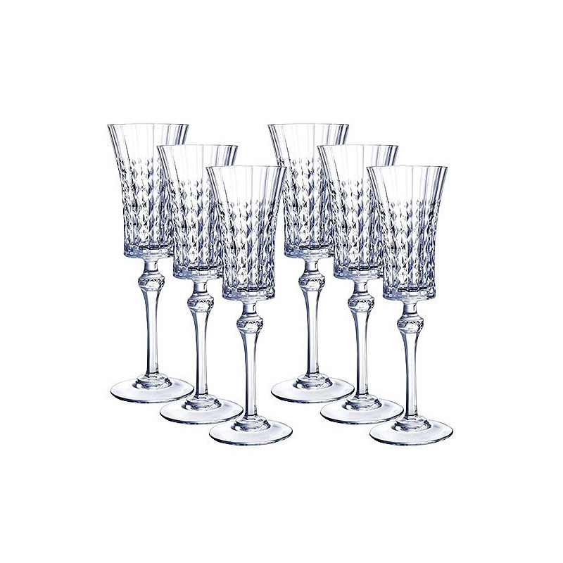 

Набор бокалов для шампанского Eclat Lady diamond 150 мл 6 пр L9742