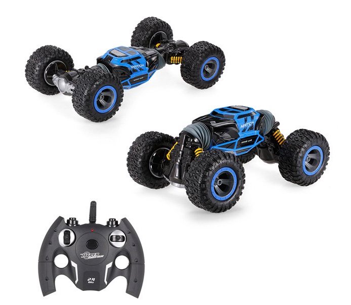 

Машинка перевертыш трюковая Rock Crawler UD2168A радиоуправляемая синяя