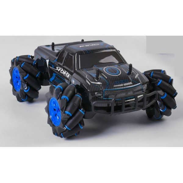

Машинка на радиоуправлении Willesu Toys RQ-2077 свет звук аккумулятор 3.7 V черно синяя