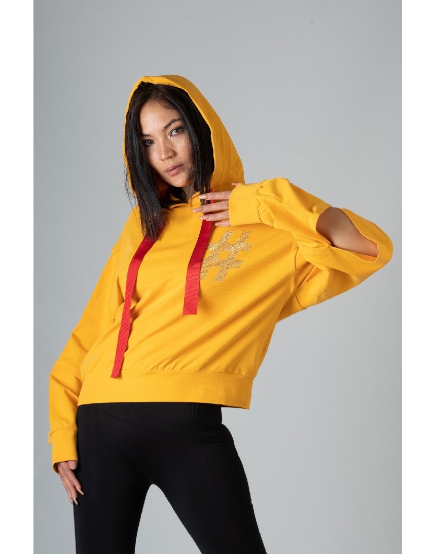 

Худи Sonesta с разрезом на рукаве XS желтый (SN2744 yellow)