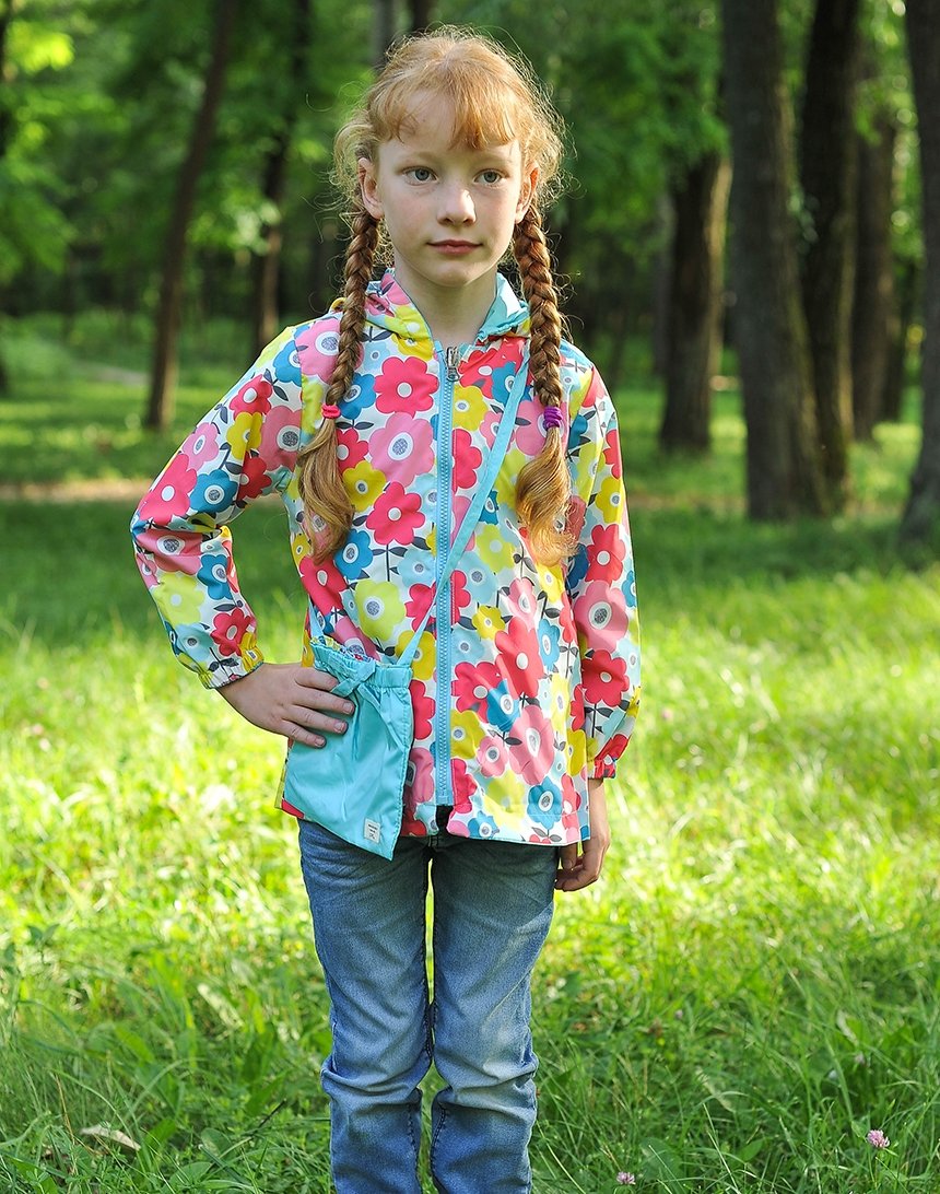 

Ветровка MidiMod двухсторонняя с сумочкой через плечо 98-104 см голубая с разноцветным (20318) (20318)