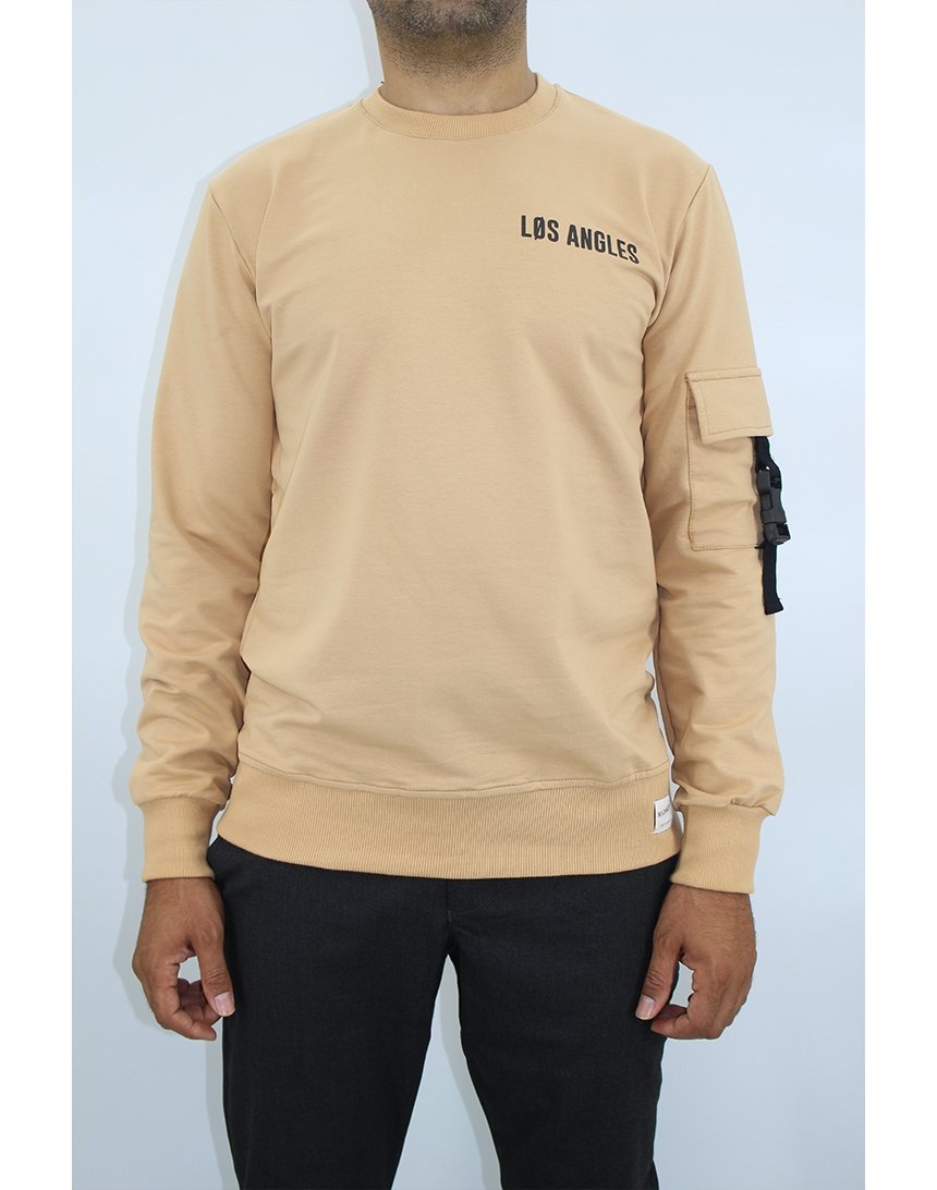 

Свитшот Machinist с карманом на рукаве M бежевый (m2149 beige)