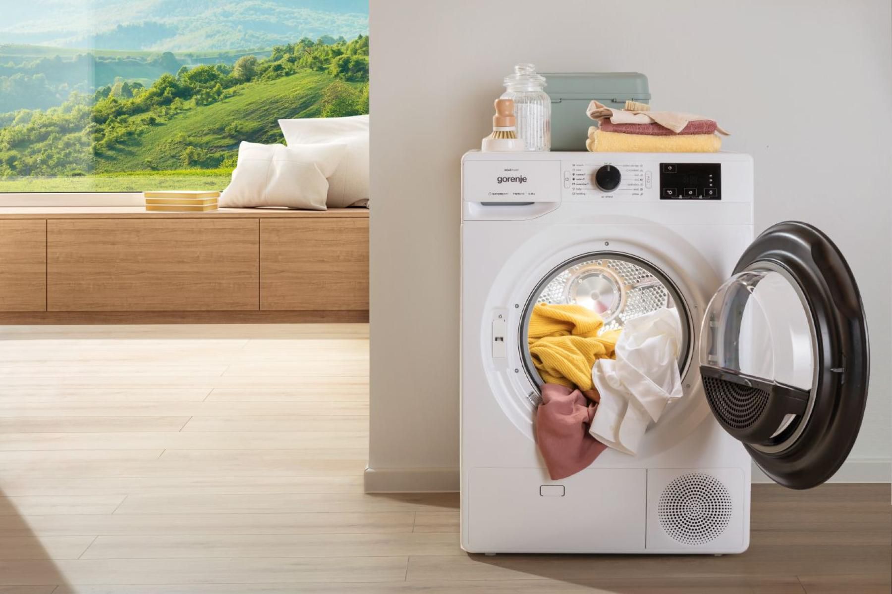 Сушильна машина Gorenje тепловий насос, 8кг, A+++, 60см, дисплей, білий  (DNE83/GN) – фото, отзывы, характеристики в интернет-магазине ROZETKA от  продавца: D`n`D Group | Купить в Украине: Киеве, Харькове, Днепре, Одессе,  Запорожье, Львове