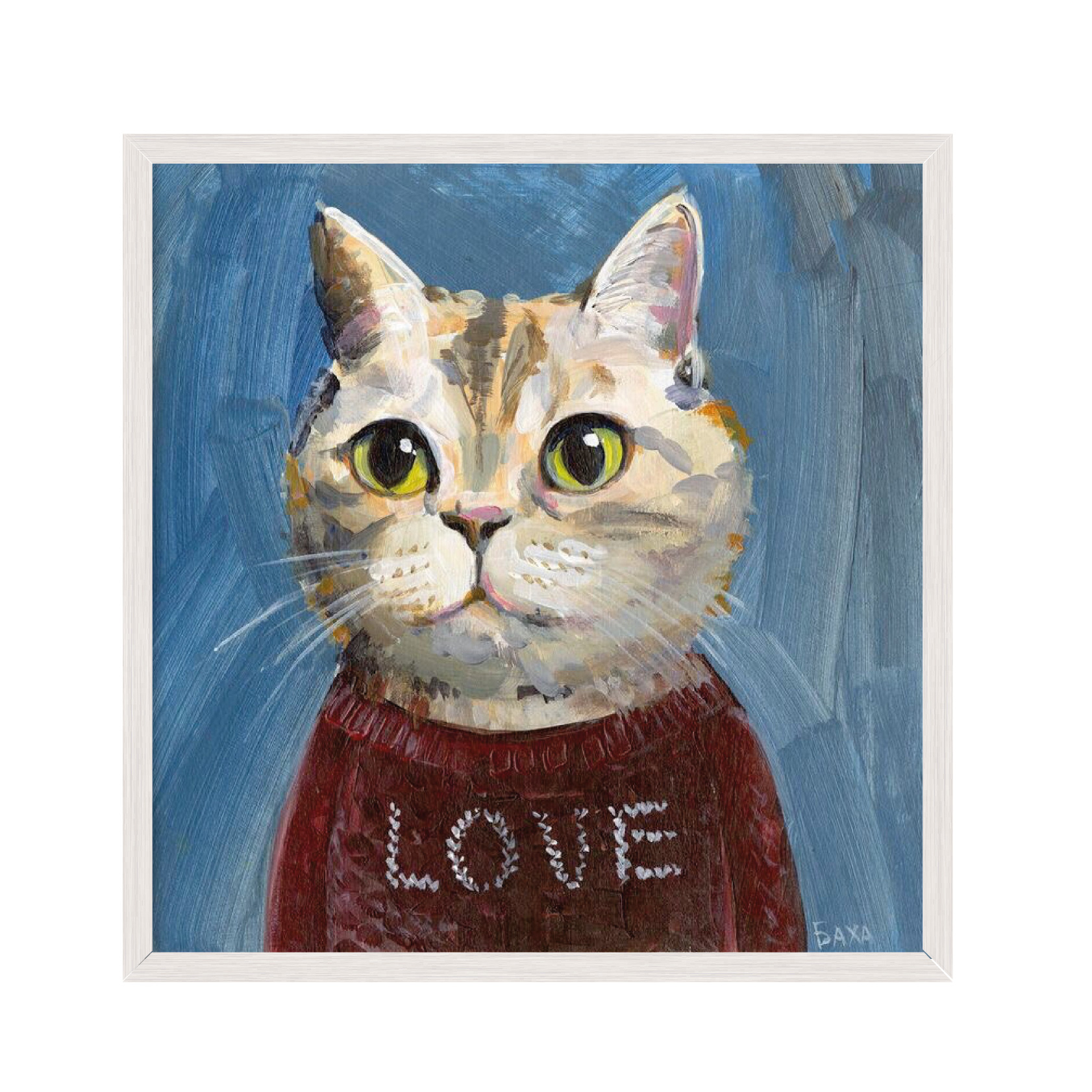 

Постер "Cat - Pop Art." без стекла 45 x 45 см в белой рамке