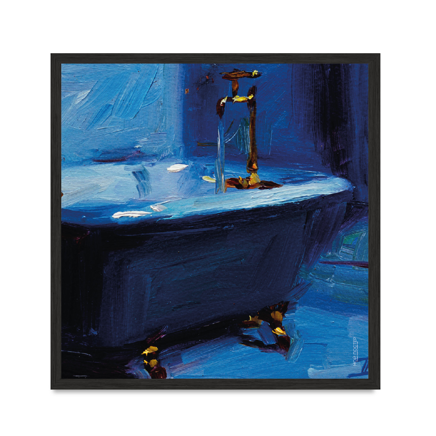 

Постер "Blue" с антибликовым стеклом 30 x 30 см в чёрной рамке