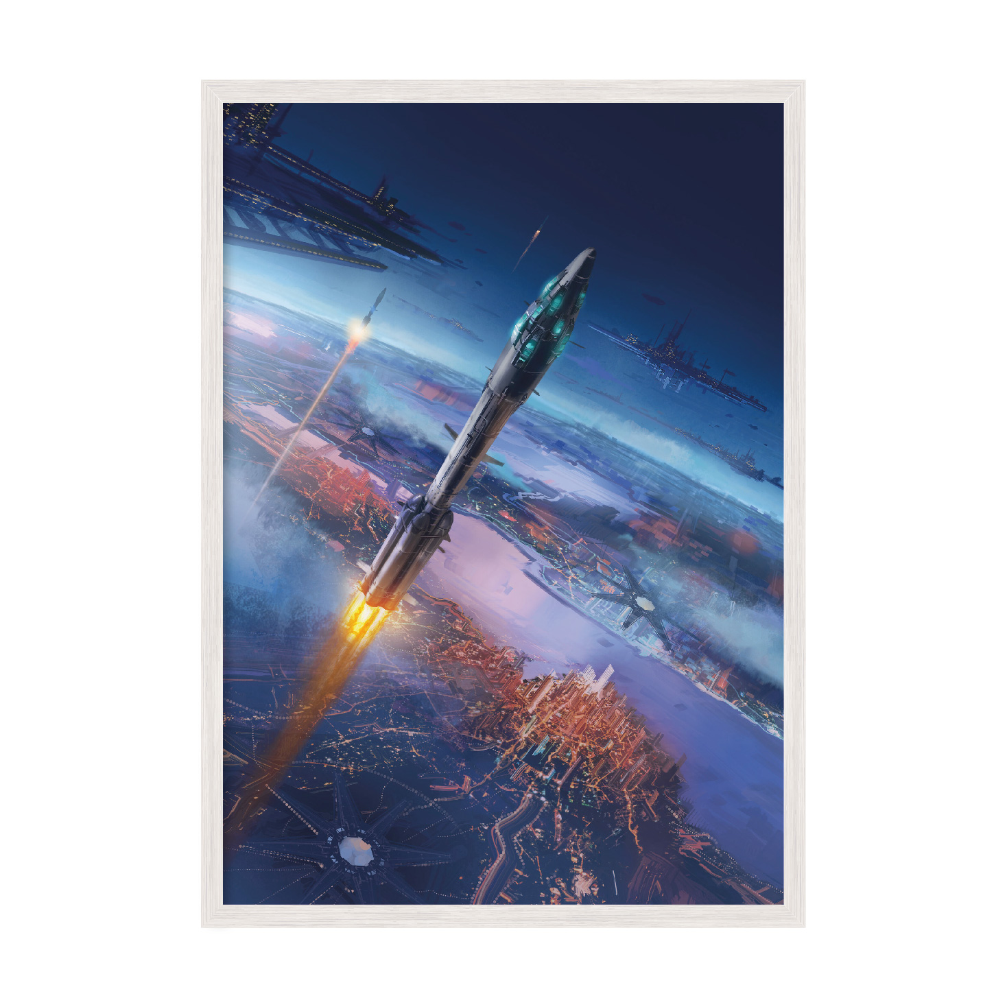

Постер "Start The Adventure" с антибликовым стеклом 420x594 мм в белой рамке