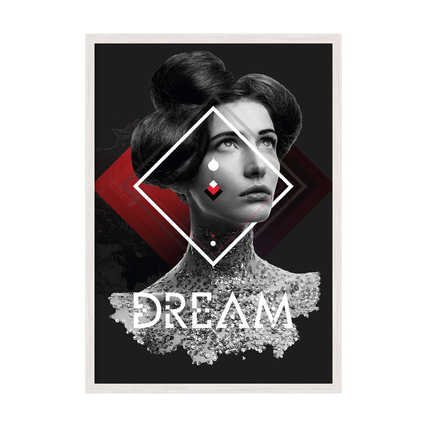 

Постер "Dreem" без стекла 420x594 мм в белой рамке