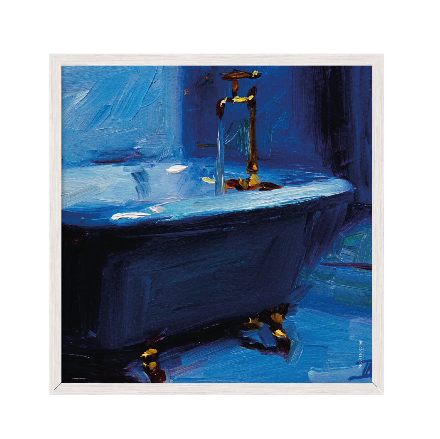 

Постер "Blue" с антибликовым стеклом 45 x 45 см в белой рамке
