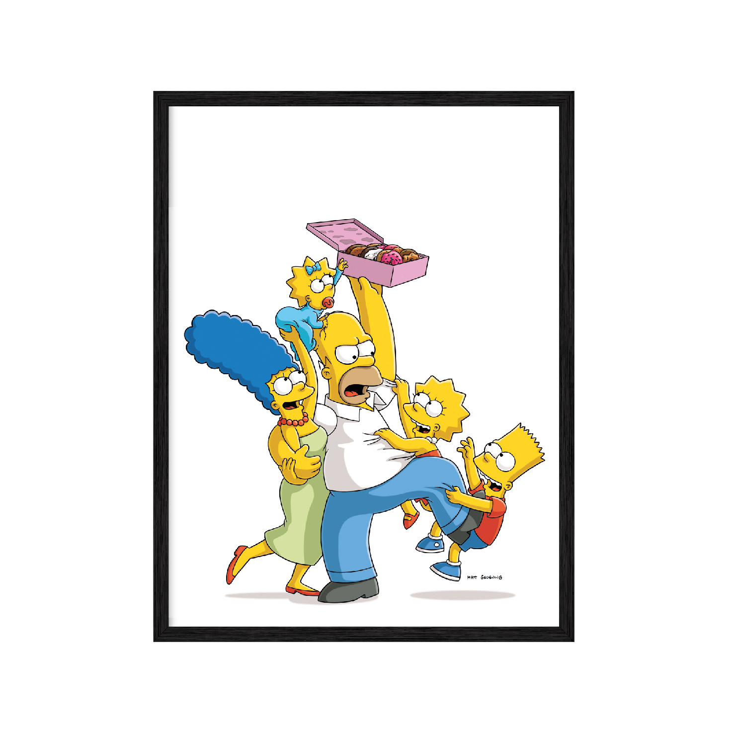 

Постер "The Simpsons" с антибликовым стеклом 596x840 мм в чёрной рамке